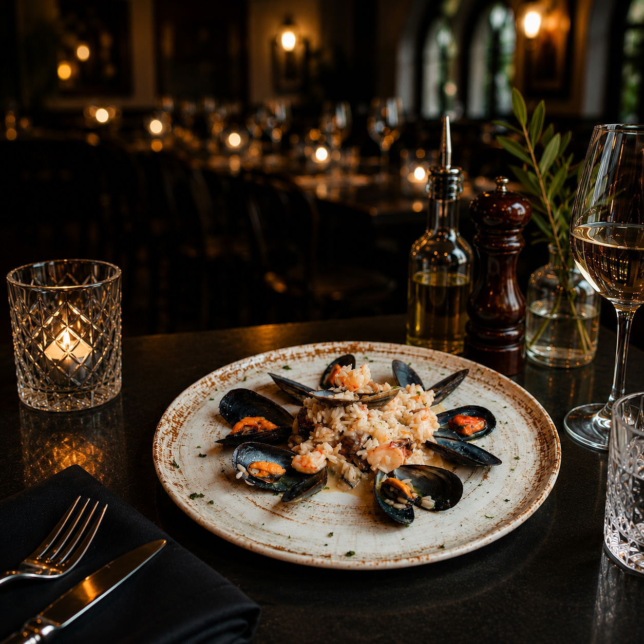 Risoto Mejillones
